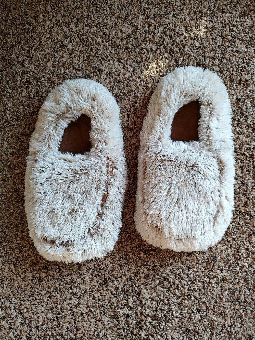 Warmies Marshmallow Brown Slippers
